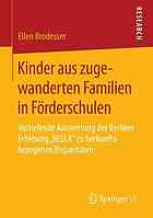 Kinder Aus Zugewanderten Familien in Forderschulen