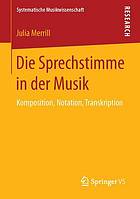 Die Sprechstimme in Der Musik