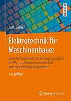 Elektrotechnik F�r Maschinenbauer