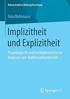 Implizitheit Und Explizitheit