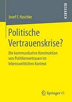 Politische Vertrauenskrise?