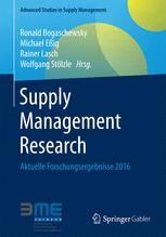 Supply Management Research Aktuelle Forschungsergebnisse 2016