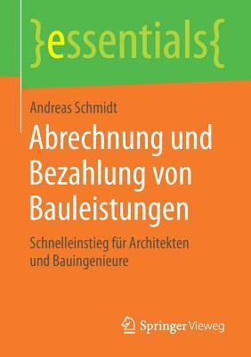 Abrechnung Und Bezahlung Von Bauleistungen