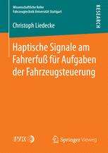 Haptische Signale am Fahrerfu¿q für Aufgaben der Fahrzeugsteuerung