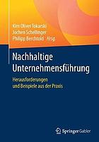 Nachhaltige Unternehmensf�hrung