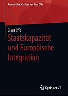 STAATSKAPAZITT UND EUROPISCHE INTEGRATION