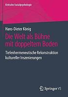 Die Welt ALS B�hne Mit Doppeltem Boden