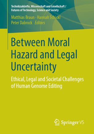 BETWEEN MORAL HAZARD AND LEGAL UNCERTAINTY : ethical, legal and societal.