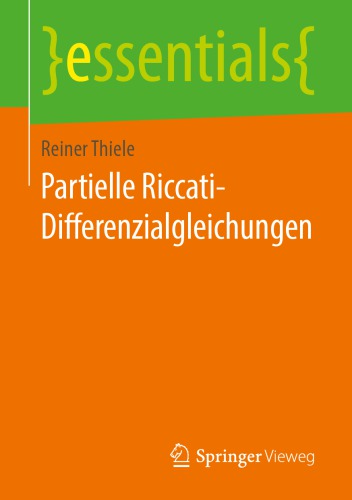 Partielle Riccati-Differenzialgleichungen