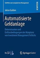 Automatisierte Geldanlage