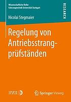 Regelung Von Antriebsstrangpr�fst�nden