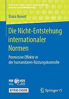 Die Nicht-Entstehung Internationaler Normen