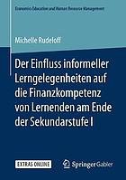 Der Einfluss informeller Lerngelegenheiten auf die Finanzkompetenz von Lernenden am Ende der Sekundarstufe I