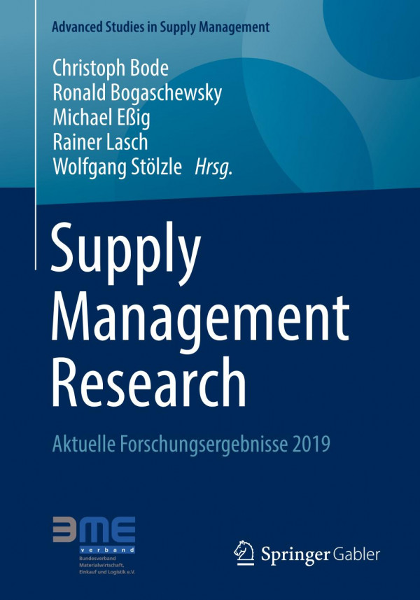 Supply Management Research Aktuelle Forschungsergebnisse 2019