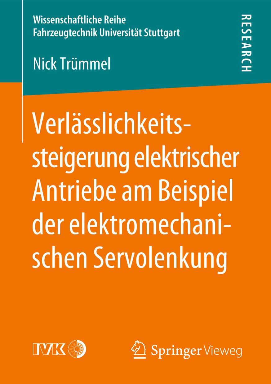 VERLSSLICHKEITSSTEIGERUNG ELEKTRISCHER ANTRIEBE AM BEISPIEL DER ELEKTROMECHANISCHEN SERVOLENKUNG