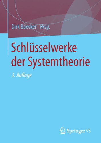 SCHLSSELWERKE DER SYSTEMTHEORIE