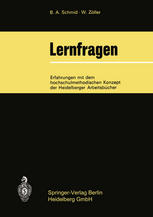 Lernfragen Erfahrungen mit dem hochschulmethodischen Konzept der Heidelberger Arbeitsbücher