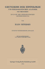 Grundriss der Histologie und Mikroskopischen Anatomie des Menschen : Biologie der Mikroskopischen Grössenordnung.
