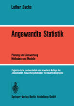 Angewandte Statistik Planung und Auswertung - Methoden und Modelle