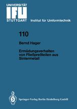 Ermüdungsverhalten von Fließpreßteilen aus Sintermetall