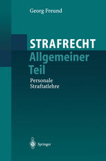 Strafrecht Allgemeiner Teil Personale Straftatlehre