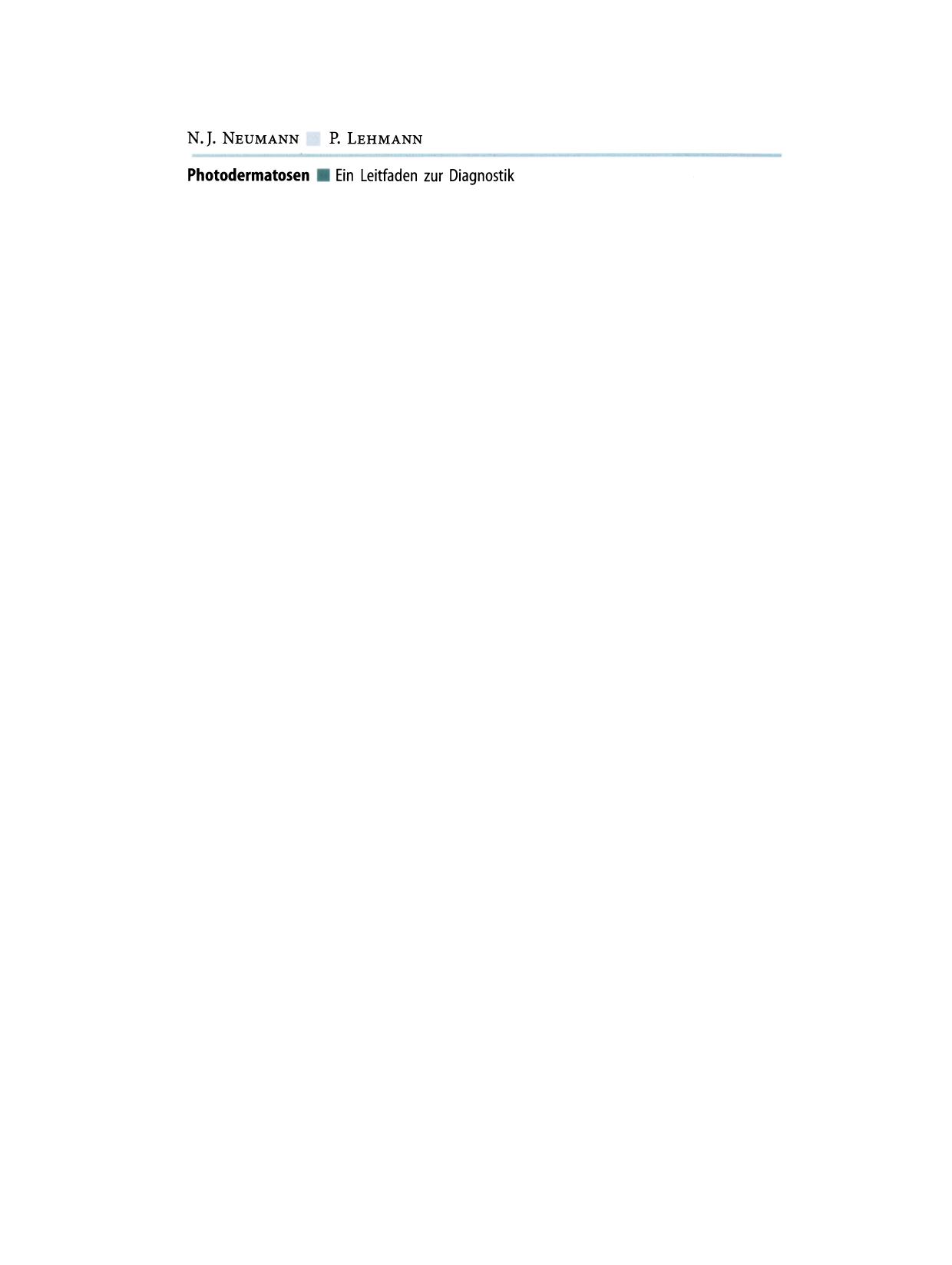 Photodermatosen Ein Leitfaden zur Diagnostik