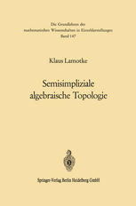 Semisimpliziale algebraische Topologie