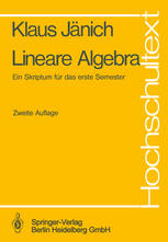 Lineare Algebra : Ein Skriptum für das erste Semester