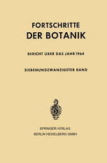 Fortschritte der Botanik Siebenundzwanzigster Band