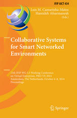 Collaborative Systems for Smart Networked Environments 15th IFIP WG 5.5 Working Conference on Virtual Enterprises, PRO-VE 2014, Amsterdam, The Netherlands, October 6-8, 2014. Proceedings