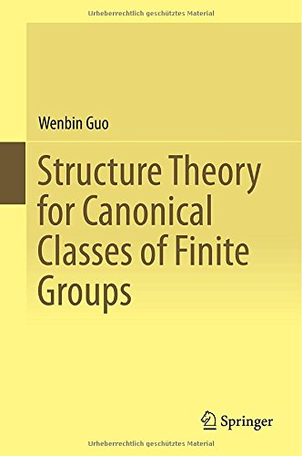 Structure theory for canonical classes of finite groups