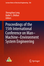 Proceedings of the 15th International Conference on Man-Machine-Environment System Engineering