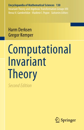 Computational Invariant Theory