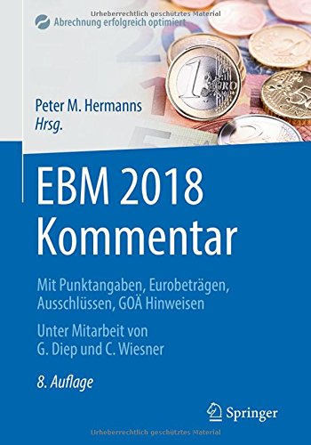 EBM 2018 Kommentar Gebührenordnung für Ärzte