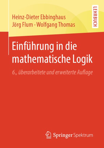 EINFHRUNG IN DIE MATHEMATISCHE LOGIK.