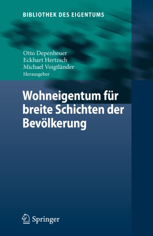 Wohneigentum fr breite schichten der bevlkerung