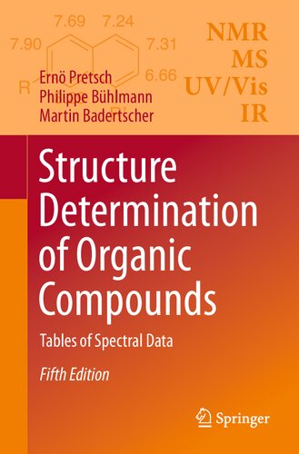 Structure determination of organic compounds : tables of spectral data