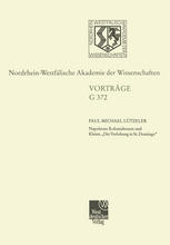 Napoleons Kolonialtraum und Kleists "Die Verlobung in St. Domingo" 430. Sitzung am 19. Juli 2000 in Düsseldorf