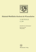 Die Zeit und das Wertproblem, Dargestellt an Den Übersetzungen V. A. Žukovskijs : 328. Sitzung Am 15. März 1989 in Düsseldorf.