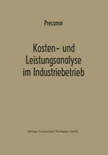 Kosten- und Leistungsanalyse Im Industriebetrieb