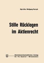 Stille Rücklagen im Aktienrecht