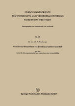 Versuche Zur Biosynthese Von Eiweiß Aus Kohlenwasserstoff : Aus Dem Institut Für Gärungswissenschaft und Enzymchemie der Universität Köln.