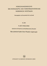 Über Plastische Kupfer-Eisen-Phosphor-Legierungen