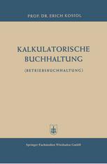 Kalkulatorische Buchhaltung Betriebsbuchhaltung