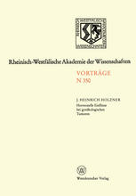 Hormonelle Einflüsse Bei Gynäkologischen Tumoren : 327. Sitzung Am 4. Dezember 1985 in Düsseldorf.