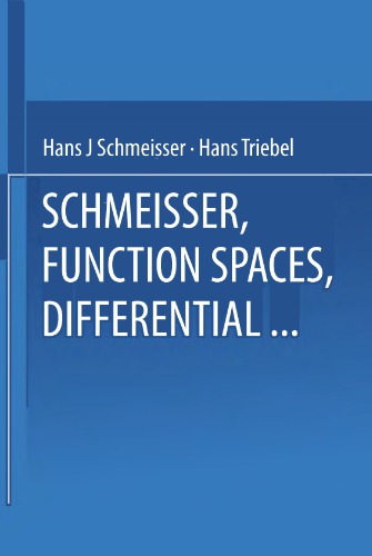 Function Spaces, Differential Operators and Nonlinear Analysis