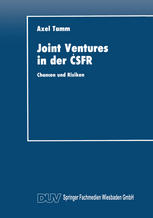 Joint Ventures in der ČSFR Chancen und Risiken