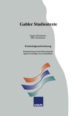 Kostenträgerzeitrechnung : Kostenrechnung zwecks Bewertung der eigenen Leistungen in der Jahresbilanz