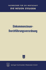 Einkommensteuer-Durchführungsverordnung in der Fassung vom 13. März 1959 (EStDV 1958)