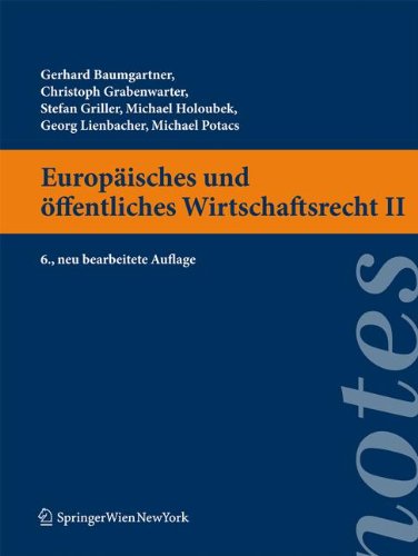 Europäisches und öffentliches Wirtschaftsrecht II